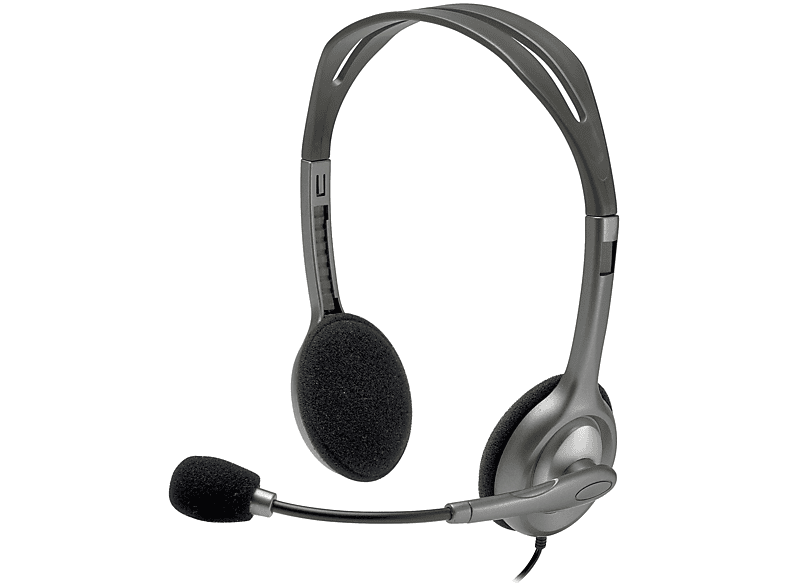 Logitech H111 Cuffie PC, Nero