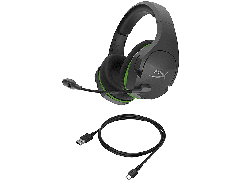 HYPERX Gaming Headset CloudX Stinger Core Wireless, Over-Ear, USB-C, Schwarz/Grün — Foto 4 von 4