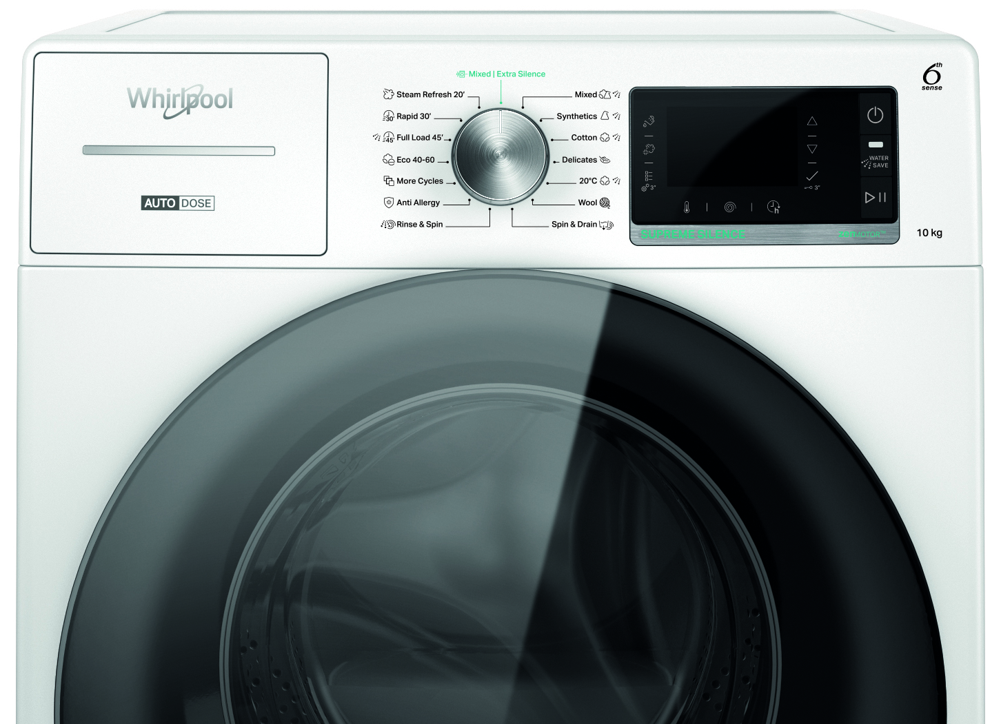 WHIRLPOOL W8 W046WB EE elöltöltős mosógép