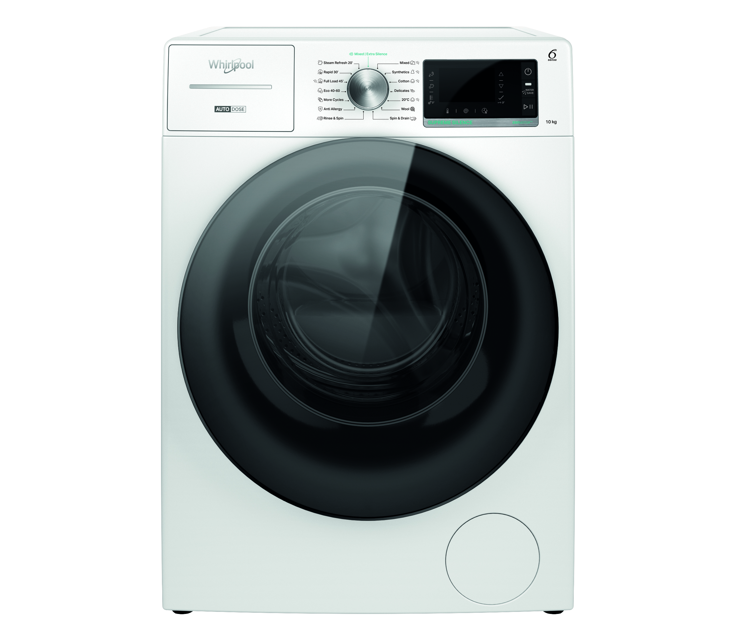 WHIRLPOOL W8 W046WB EE elöltöltős mosógép