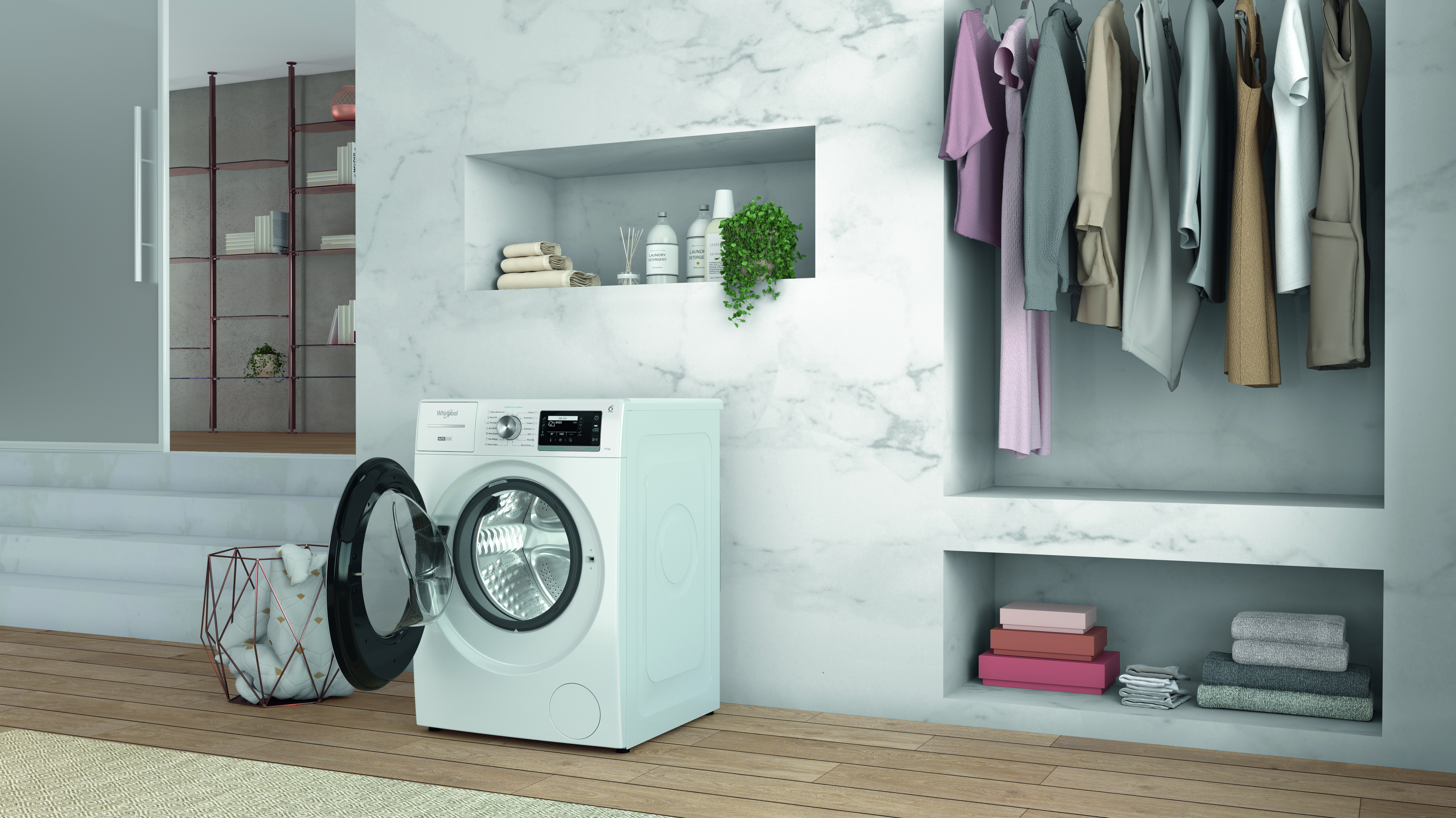 WHIRLPOOL W8 W046WB EE elöltöltős mosógép