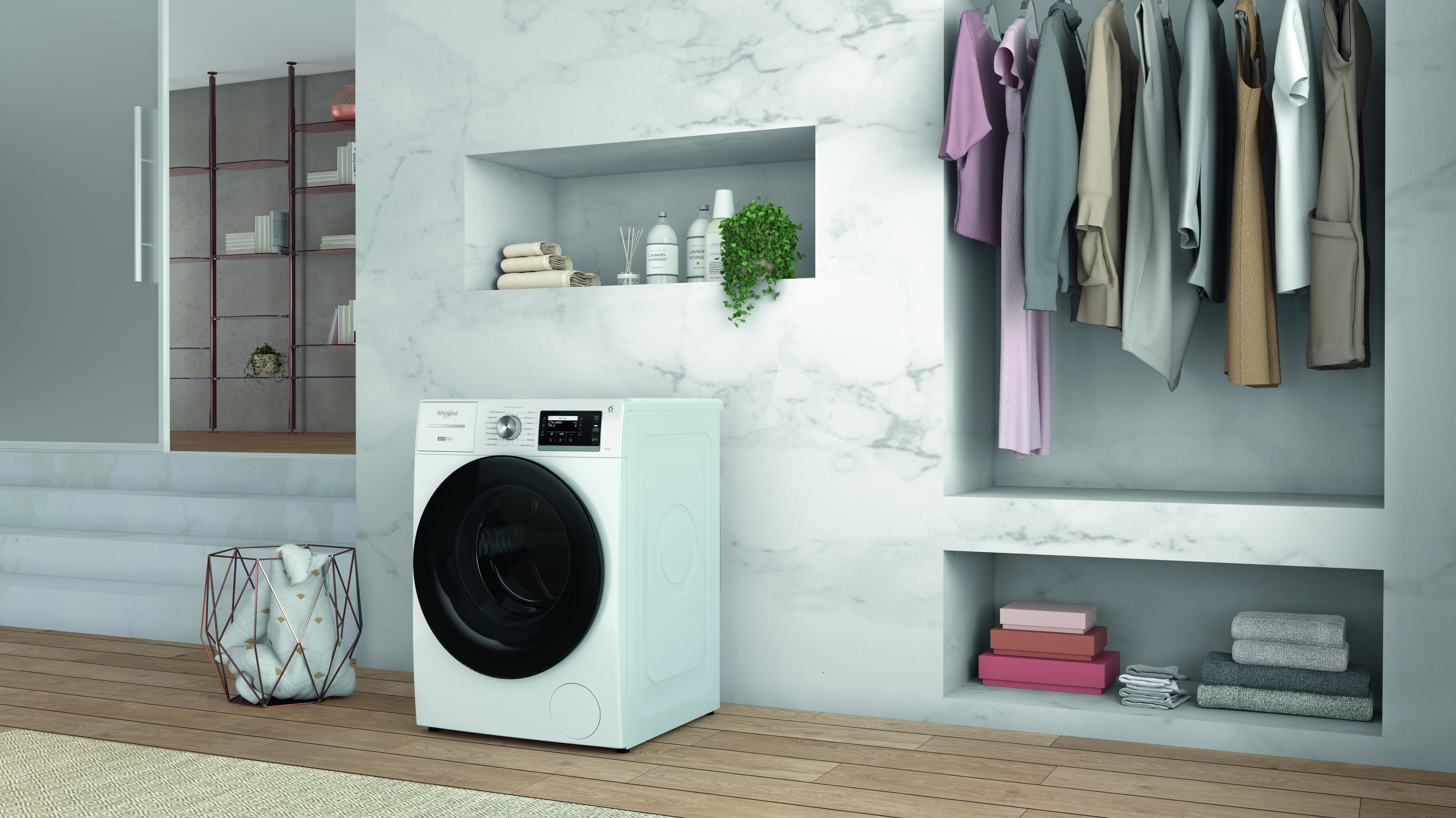 WHIRLPOOL W8 W046WB EE elöltöltős mosógép