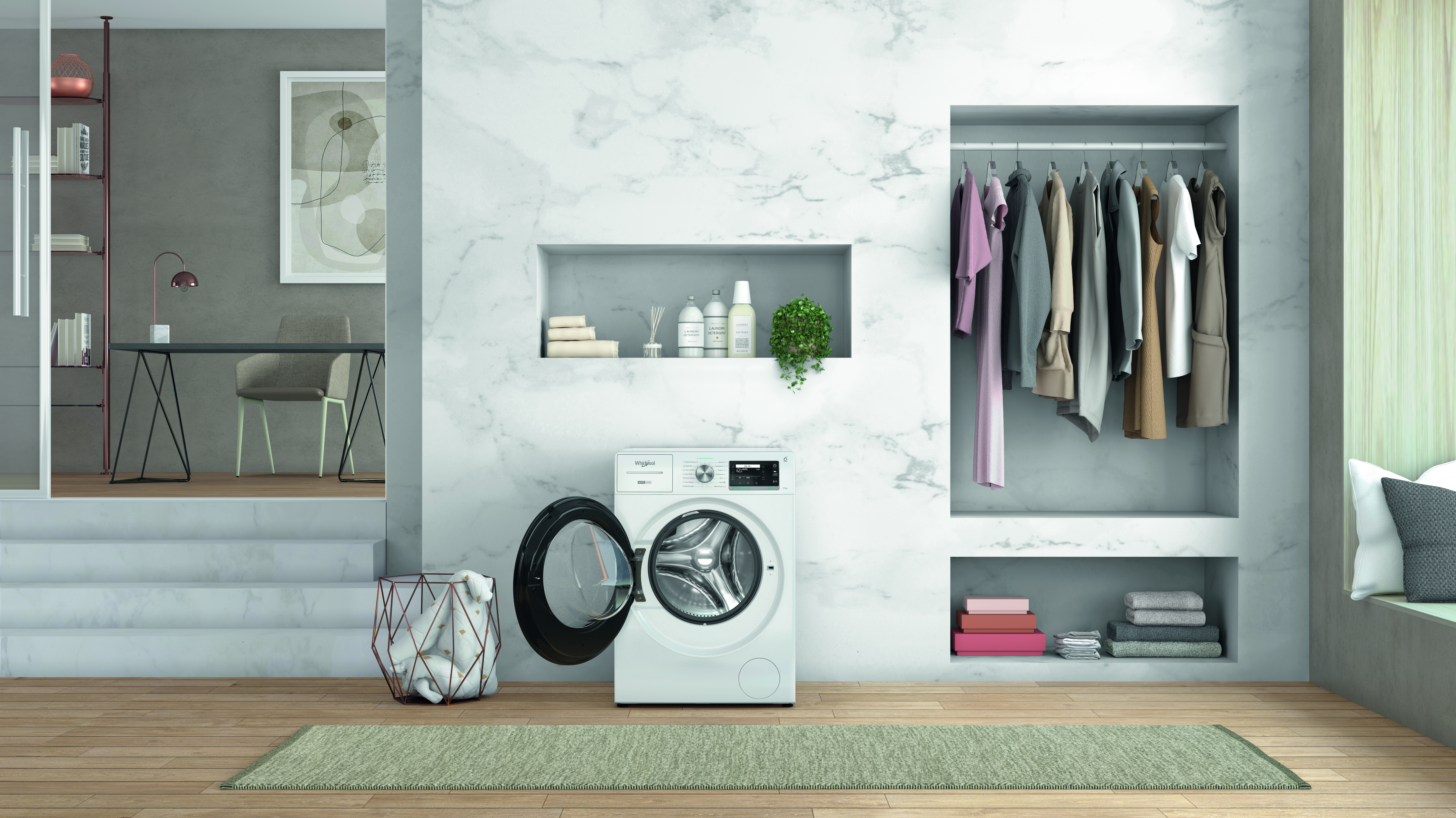 WHIRLPOOL W8 W046WB EE elöltöltős mosógép