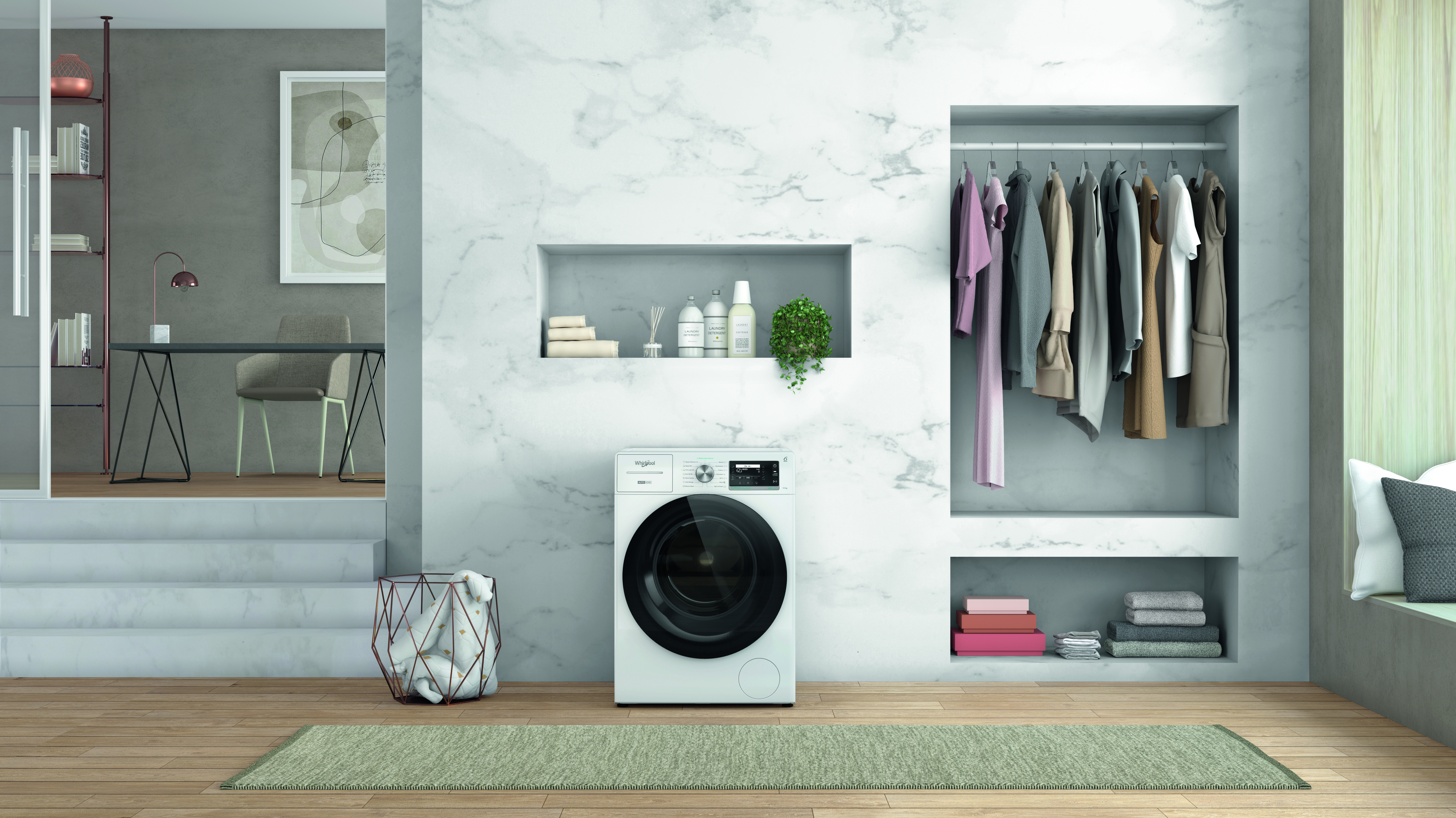 WHIRLPOOL W8 W046WB EE elöltöltős mosógép