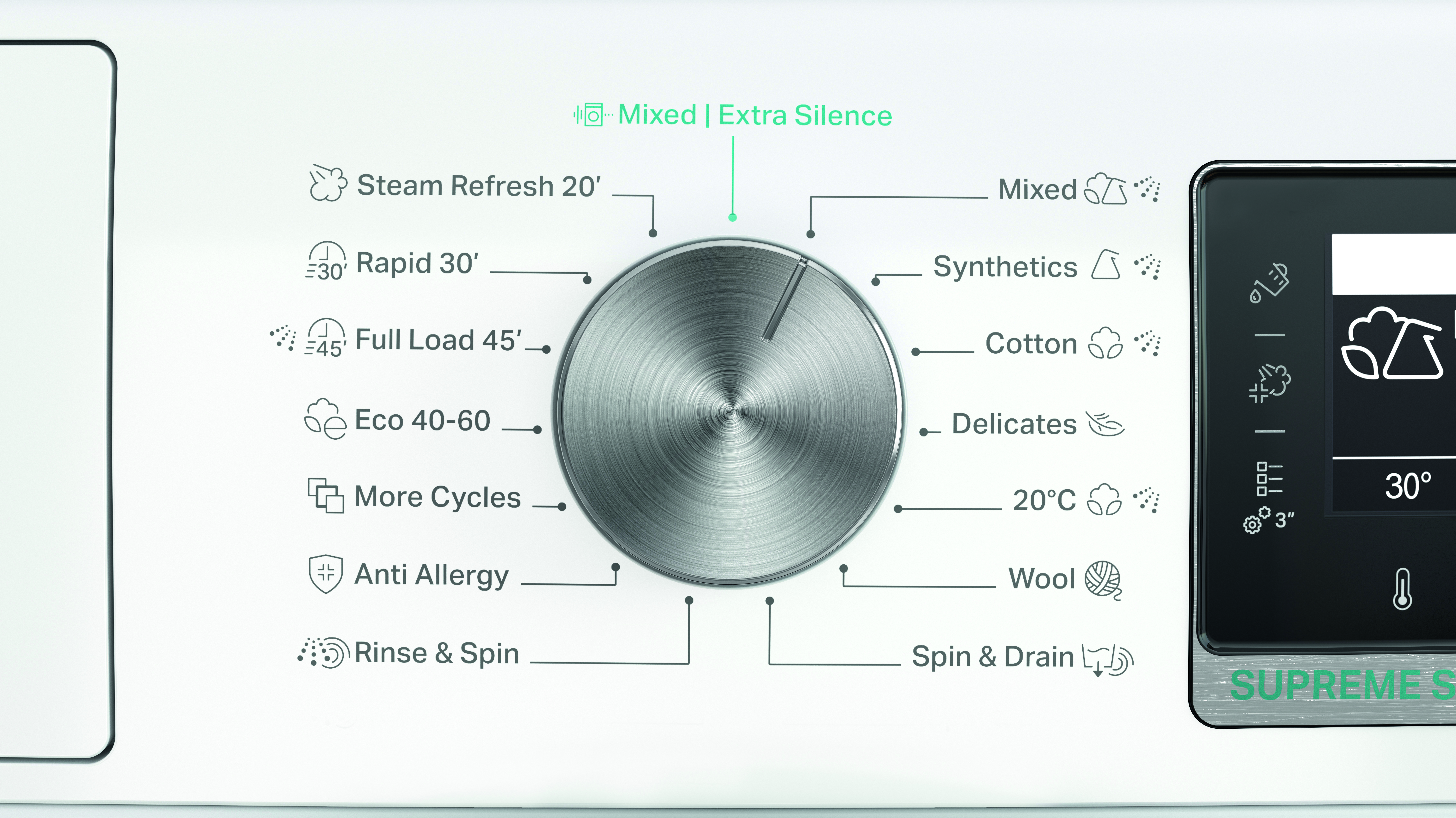 WHIRLPOOL W8 W046WB EE elöltöltős mosógép