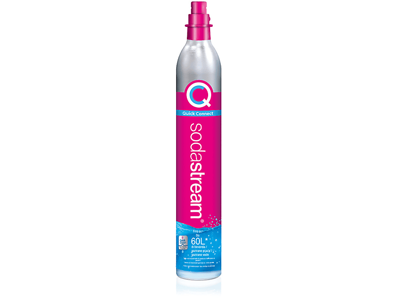 Gasatore Sodastream Crystal Bianco con bombola CO2 e bottiglia in vetro