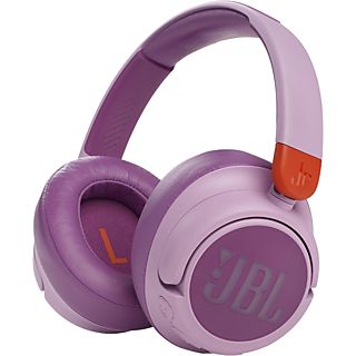 Auriculares inalámbricos - JBL JR 460NC, De diadema, Bluetooth 5.0, Hasta 30 h, ANC, Micrófono, Rosa