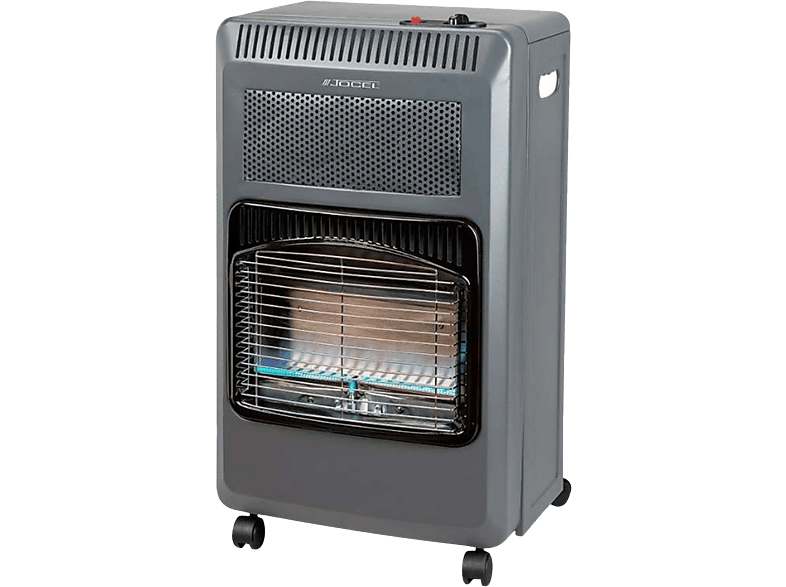 Estufa de gas - Jocel JAG007353, 3500 W, 20-60 m², 2 Potencias, Soporta bombona 15 kg, Gris
