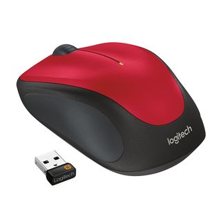 MOUSE WIRELESS LOGITECH M235 RED