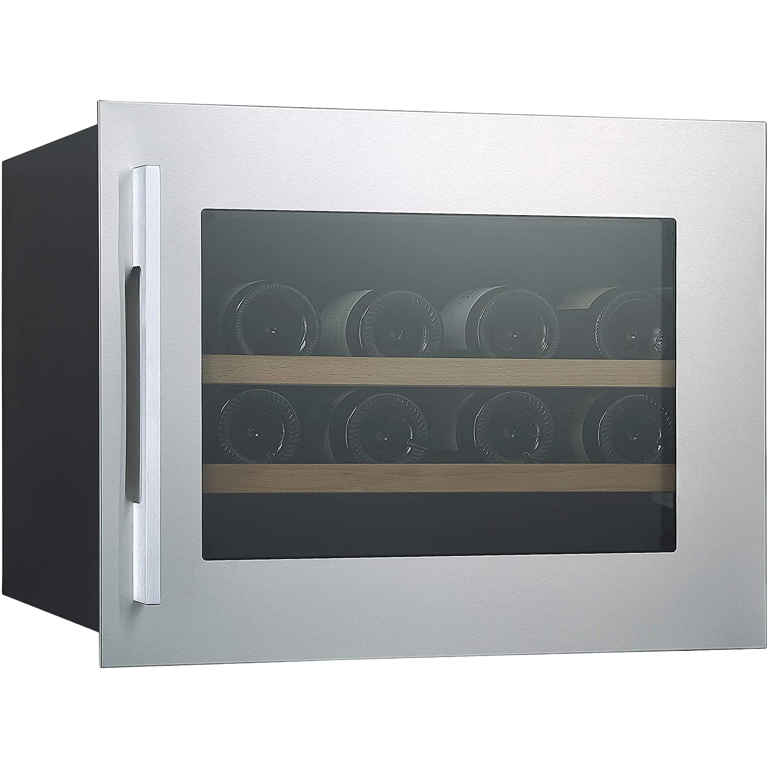 Vinoteca - Cata VI 54024 X, 28 botellas, Integrable, No Frost, Compresor, De 5 ºC a 20 ºC, 40 dB, Gris