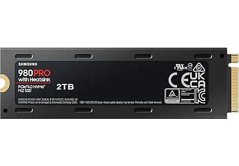 SAMSUNG Disque dur SSD interne 2 TB 980 Pro PCIe 4.0 NVMe M.2 (MZ-V8P2T0CW)