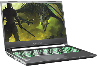 CAPTIVA I63-874, Gaming Notebook mit 15,6 Zoll Display, Intel® Core™ i7 Prozessor, 16 GB RAM, 500 GB SSD, GeForce RTX 3060, Grau