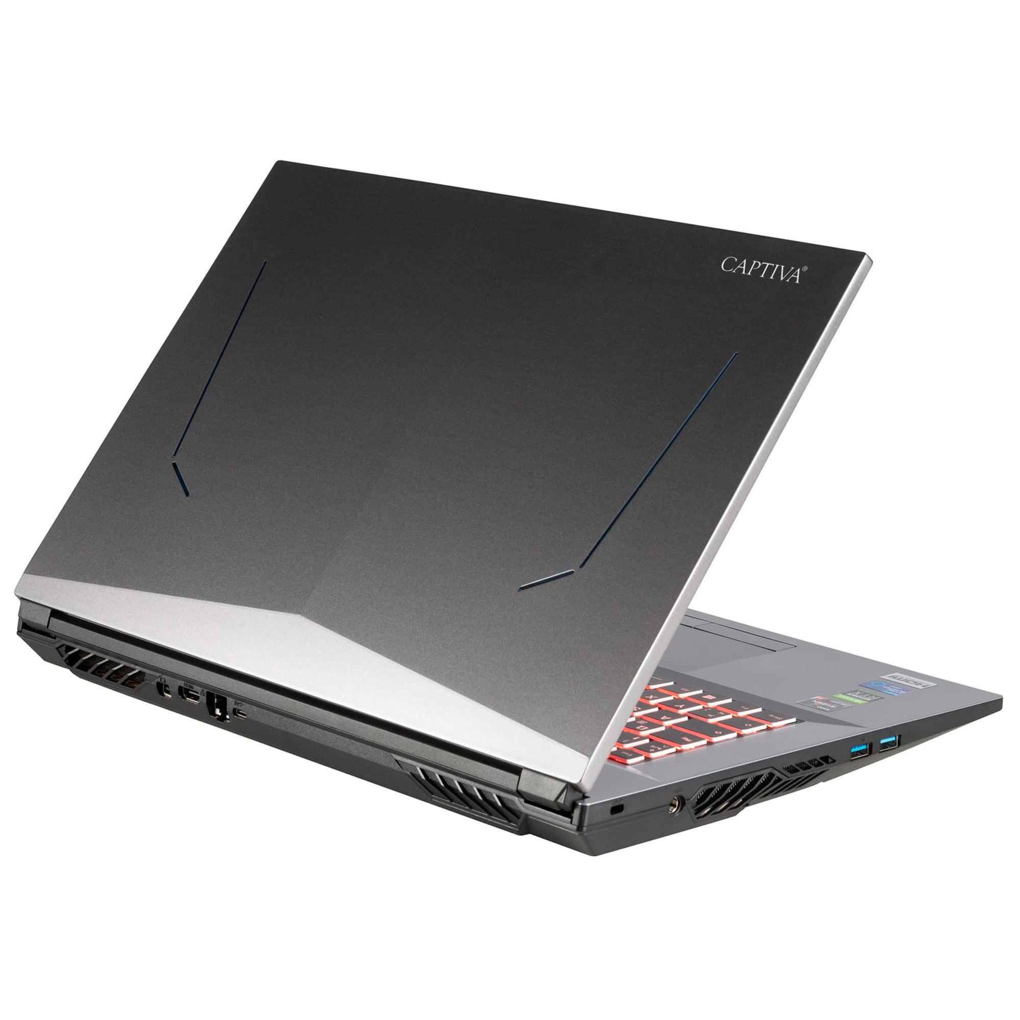 CAPTIVA I65-634, i5-11400H RTX™ 3060, (64 mit Gaming Notebook, SSD, GeForce Windows Home Zoll GB 16 500 Bit) 10 Grau 17,3 Intel® Prozessor, RAM, GB Display, NVIDIA