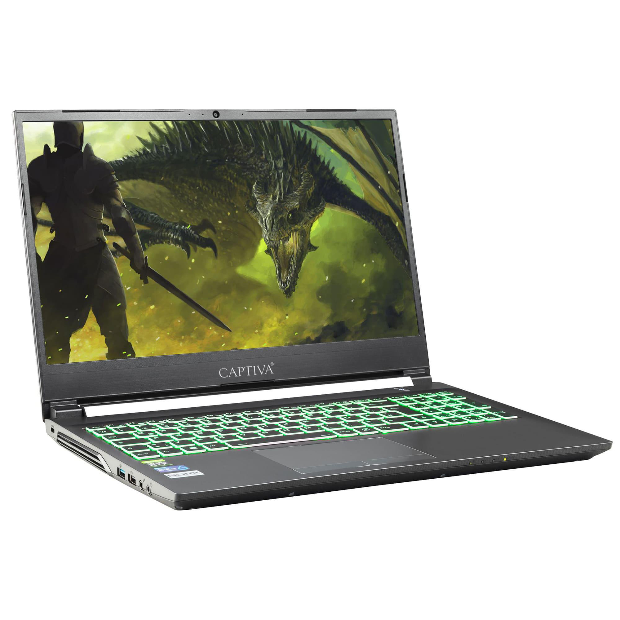 CAPTIVA I63-851 - 15,6 Zoll - Intel® Core™ i5 i5-11400H - 16 GB - 500 GB - NVIDIA GeForce RTX™ 3060 - Windows 10 Home (64 Bit)