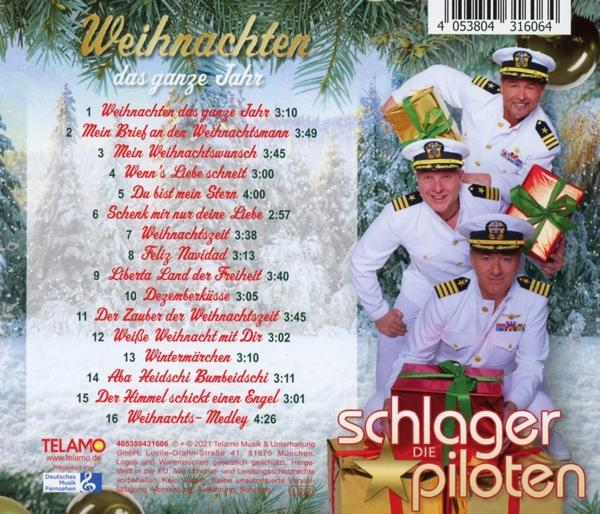CD-Cover mit drei Männern in Matrosenanzügen, die Geschenke halten. Text: 'Weihnachten...'