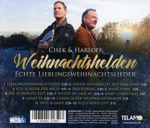 Cisek & Harloff: Weihnachtshelden - Echte Lieblingsweihnachtslieder  - (CD)