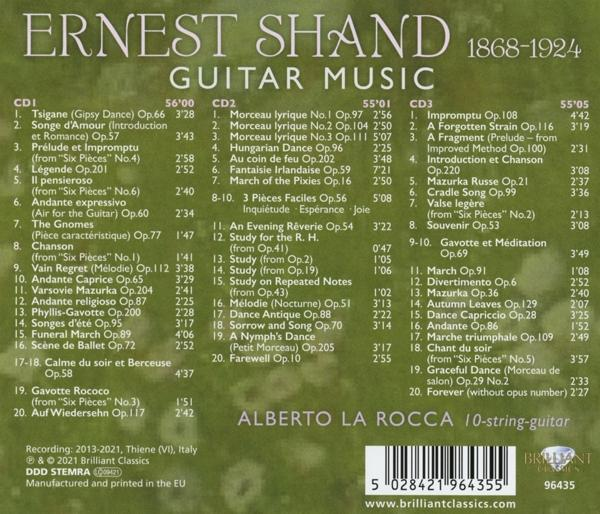 Alberto La Rocca - Shand:Guitar Music  - (CD)