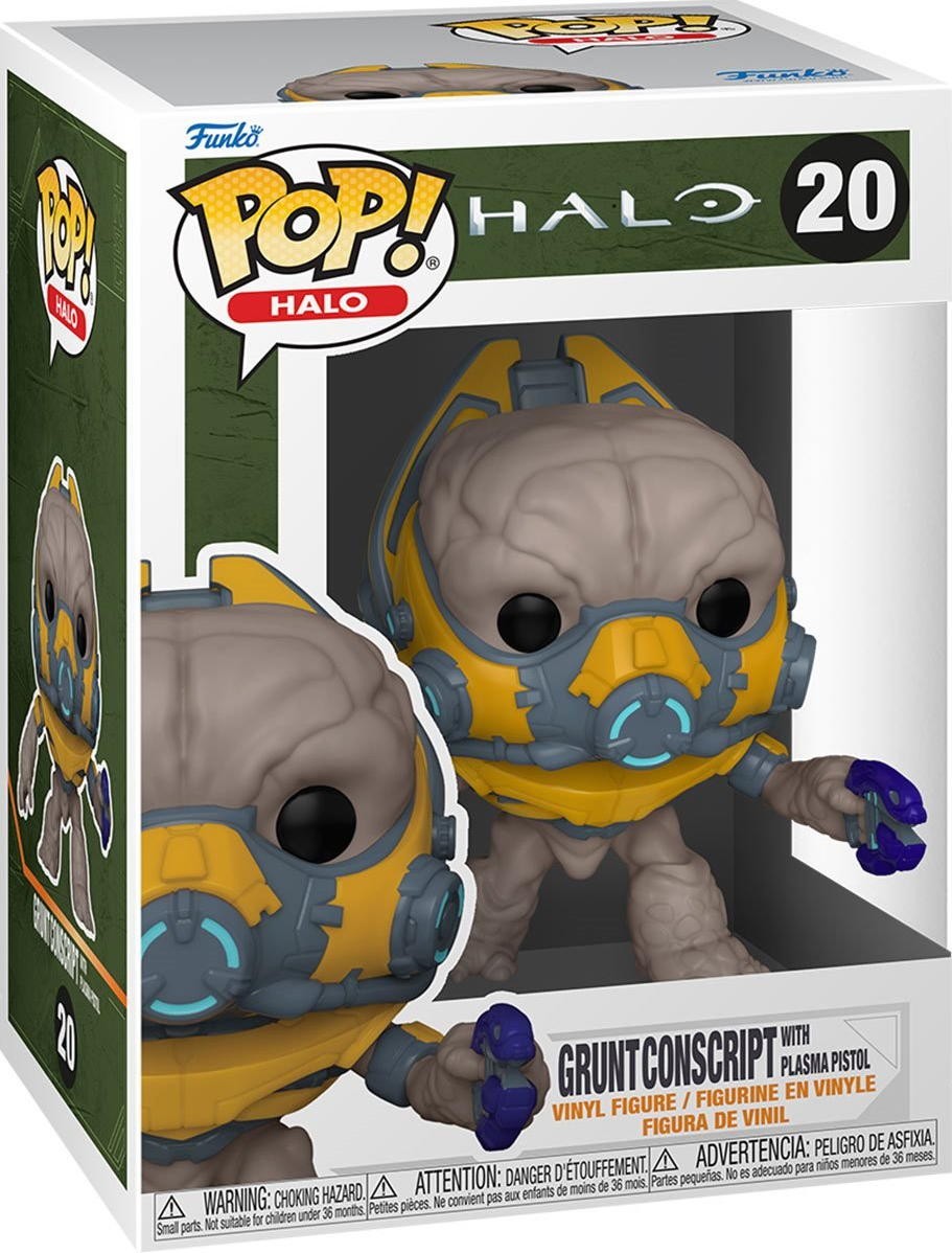 FUNKO POP! Games - Halo: Grunt Conscript (with Plasma Pistol ) - Sammelfigur (Mehrfarbig)