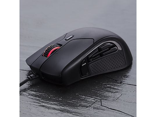 HYPERX Pulsefire Raid - Mouse per gaming, Connessione con cavo, Ottica con diodi laser, 16000 dpi, Nero