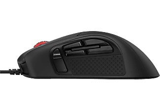HYPERX Pulsefire Raid - Souris de jeu, Filaire, Optique avec diodes laser, 16.000 DPI, Noir