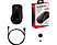 HYPERX Pulsefire Dart - Gaming Maus, Kabellos und Kabelgebunden, Optisch mit Laserdioden, 16.000 DPI, Schwarz