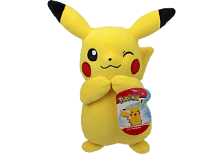BANDAI NAMCO Pokémon - Pikachu (20 cm) - Pupazzo di peluche (Giallo/nero/rosso)