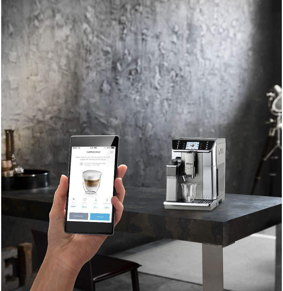 DELONGHI PrimaDonna Elite ECAM656.55.MS Kaffeevollautomat Edelstahl/Silber
