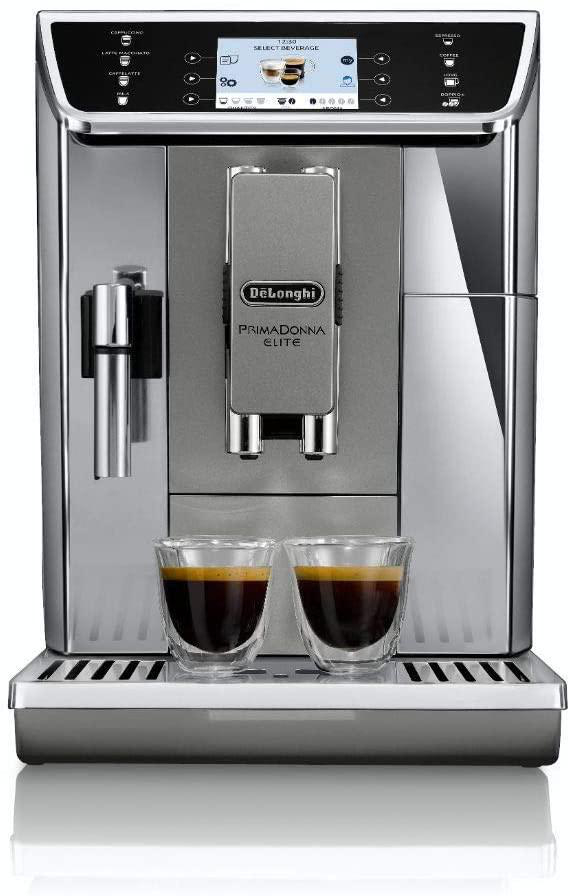 DELONGHI PrimaDonna Elite ECAM656.55.MS Kaffeevollautomat Edelstahl/Silber