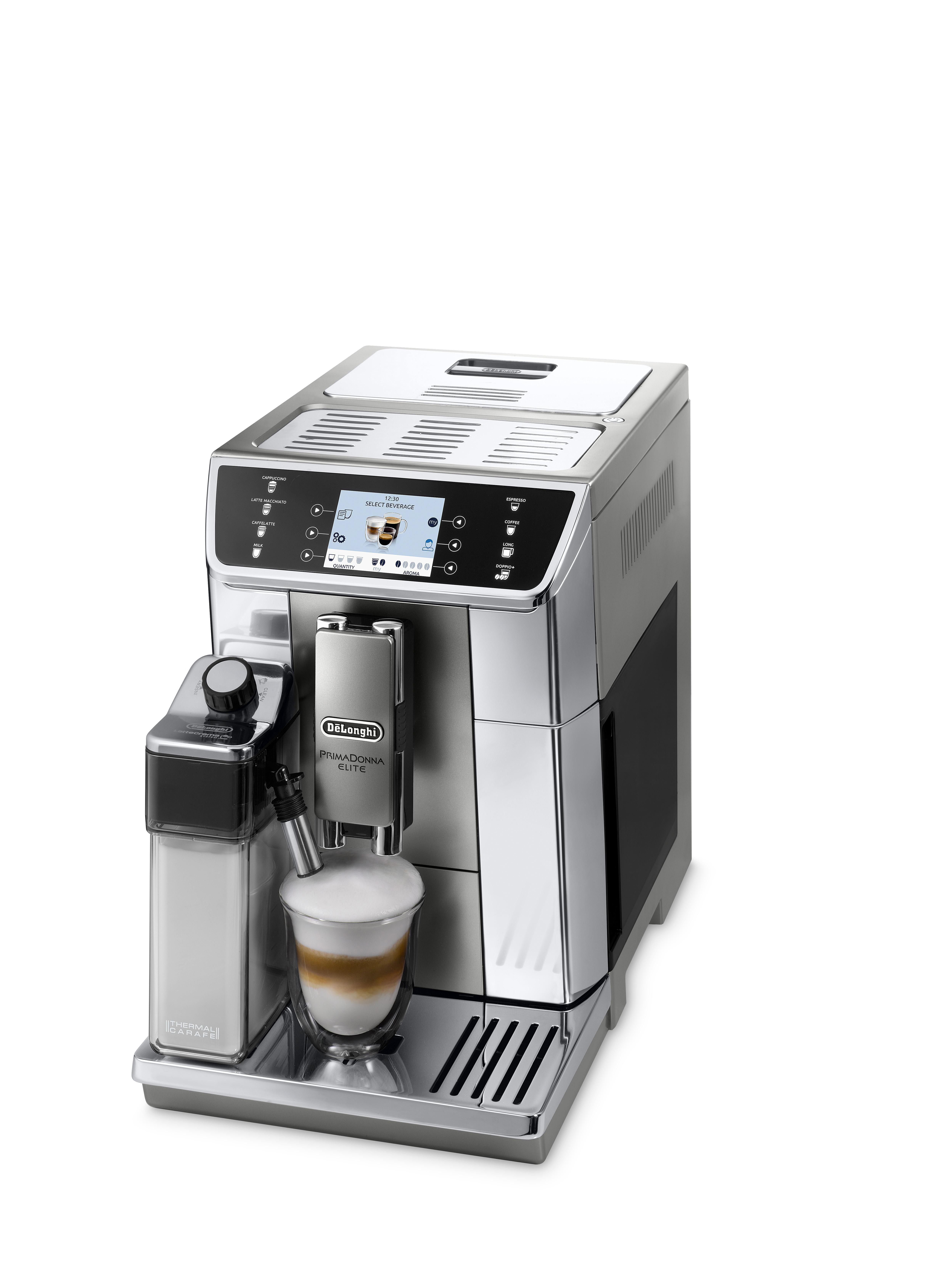 DELONGHI PrimaDonna Elite ECAM656.55.MS Kaffeevollautomat Edelstahl/Silber