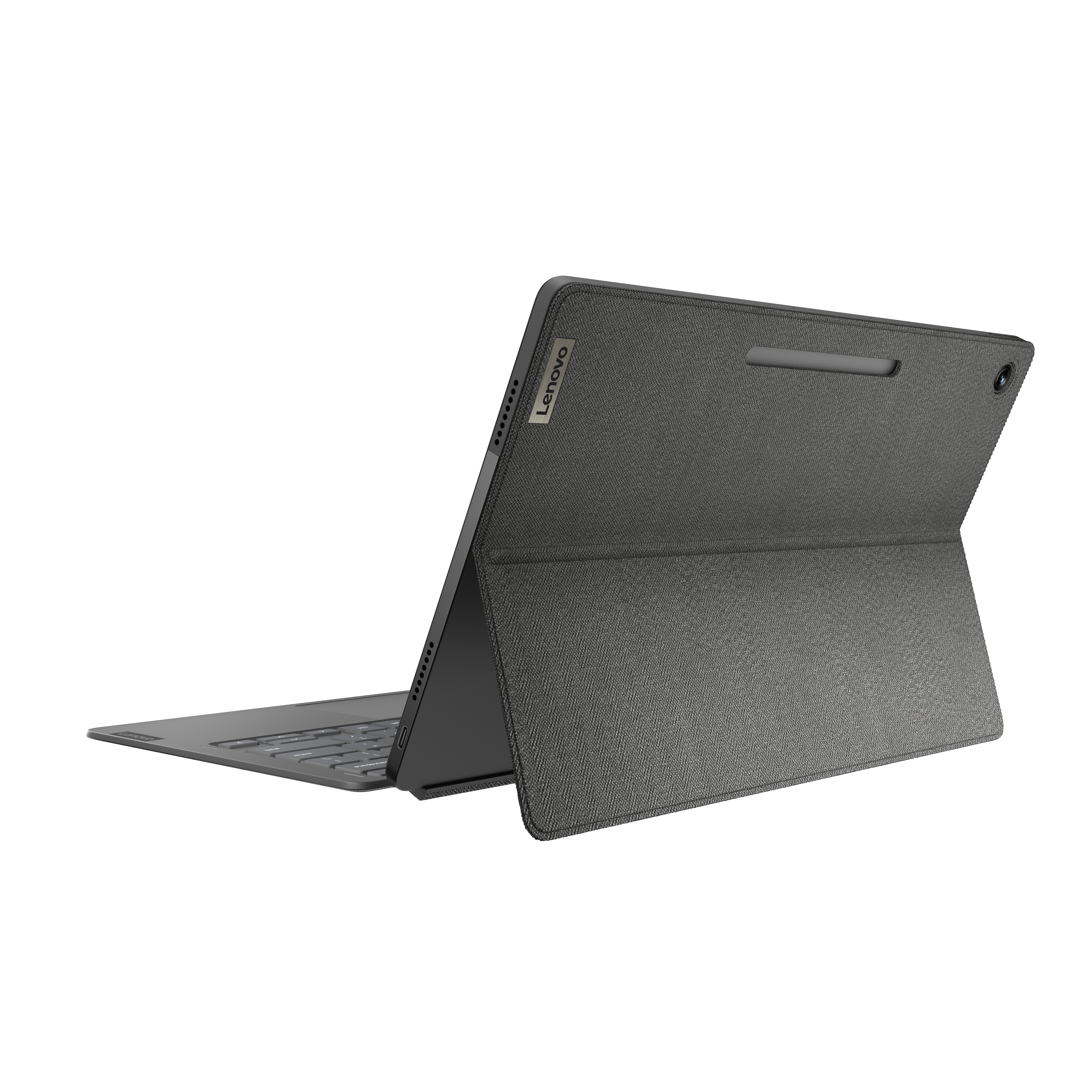 LENOVO IdeaPad Duet 5 Chromebook mit 13,3 Zoll Display, Qualcomm Snapdragon 700 Series Prozessor, 4 GB RAM, 128 GB eMMC, Adreno™ Onboard Graphics, Storm Grey