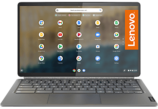 LENOVO IdeaPad Duet 5 Chromebook mit 13,3 Zoll Display, Qualcomm Snapdragon 700 Series Prozessor, 4 GB RAM, 128 GB eMMC, Qualcomm Adreno GPU, Storm Grey