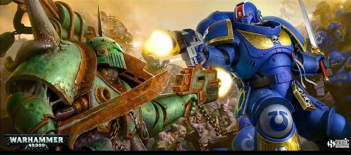 SEMIC Warhammer 40K - Ultramarines vs Nurgle - Tasse (Multicolore)