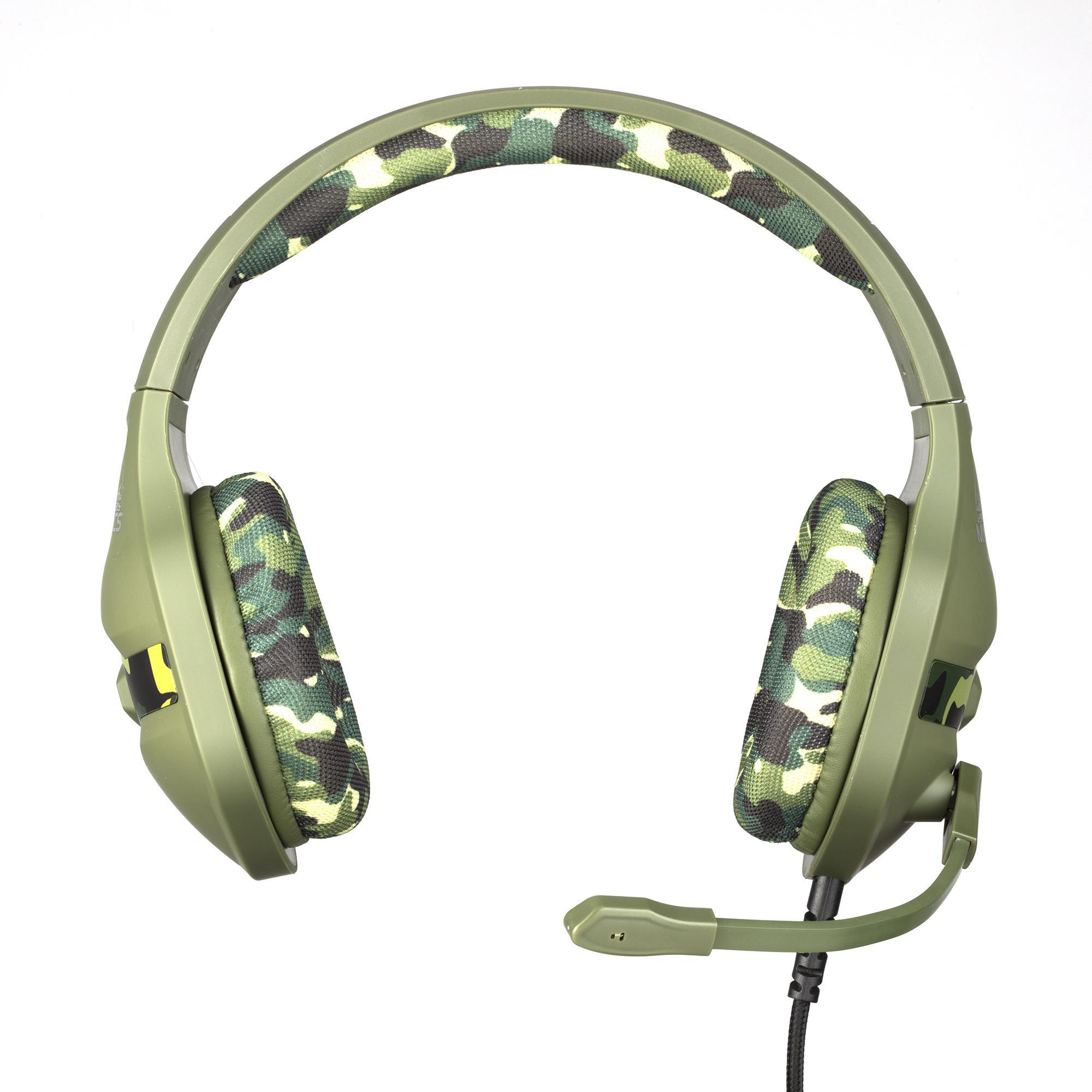 KONIX KX Camo 28447 Nemesis Gaming Camouflage/Grün Headset Over-ear Headset
