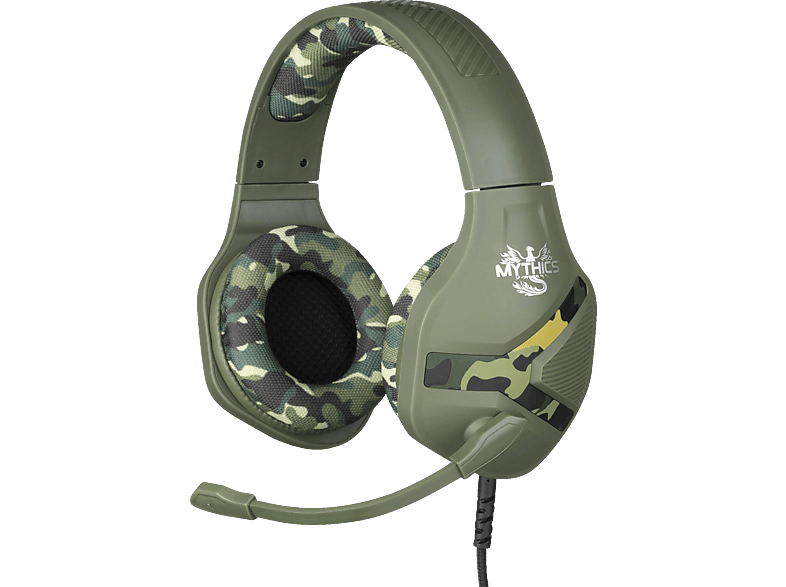 KONIX KX Camo 28447 Nemesis Gaming Camouflage/Grün Headset Over-ear Headset