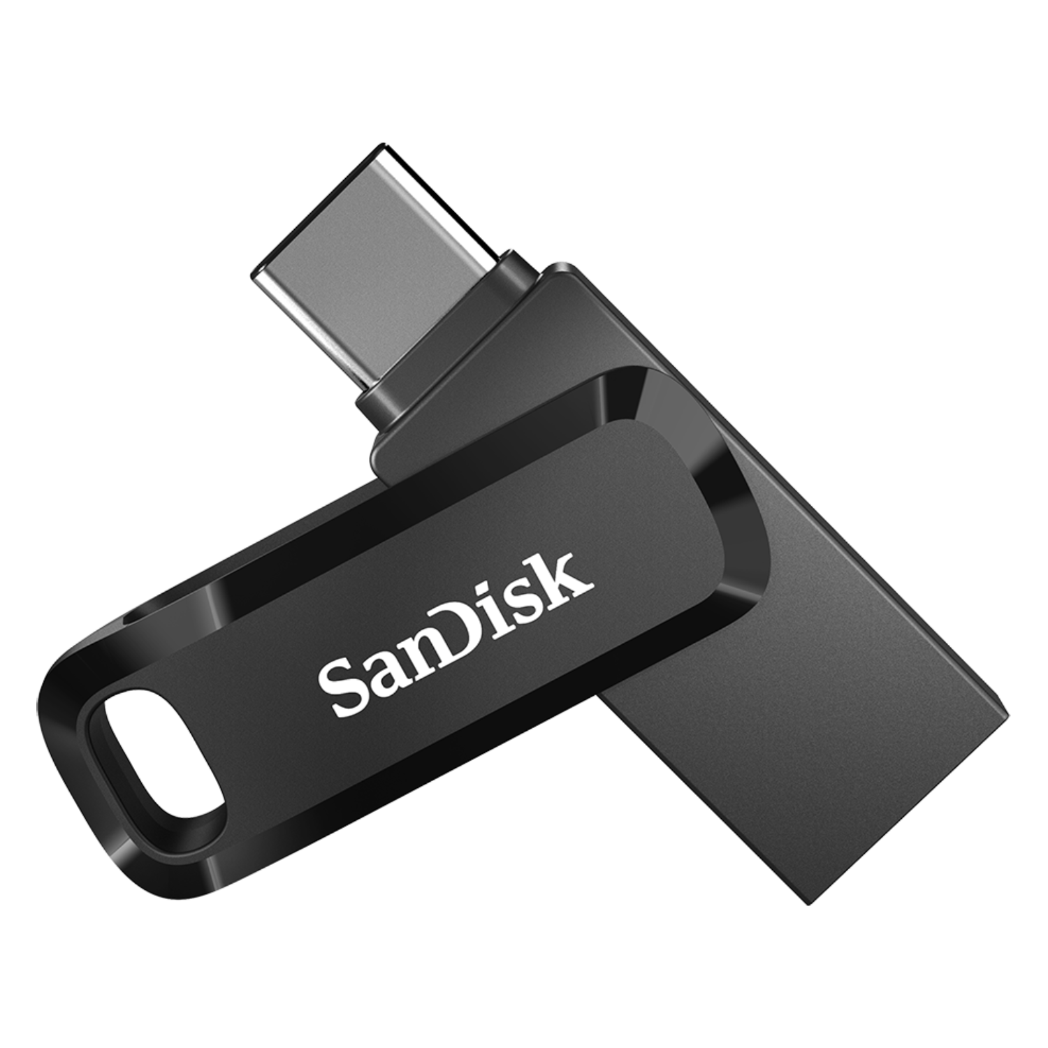 Pendrive para móvil 256 GB - SanDisk Ultra Dual Drive Go, 2 en 1, USB-C, USB-A, 3.1, OTG, 150 MB/s, Negro