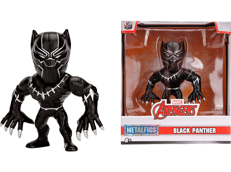 JADA Marvel Black Panther 10 cm Sammelfigur Schwarz