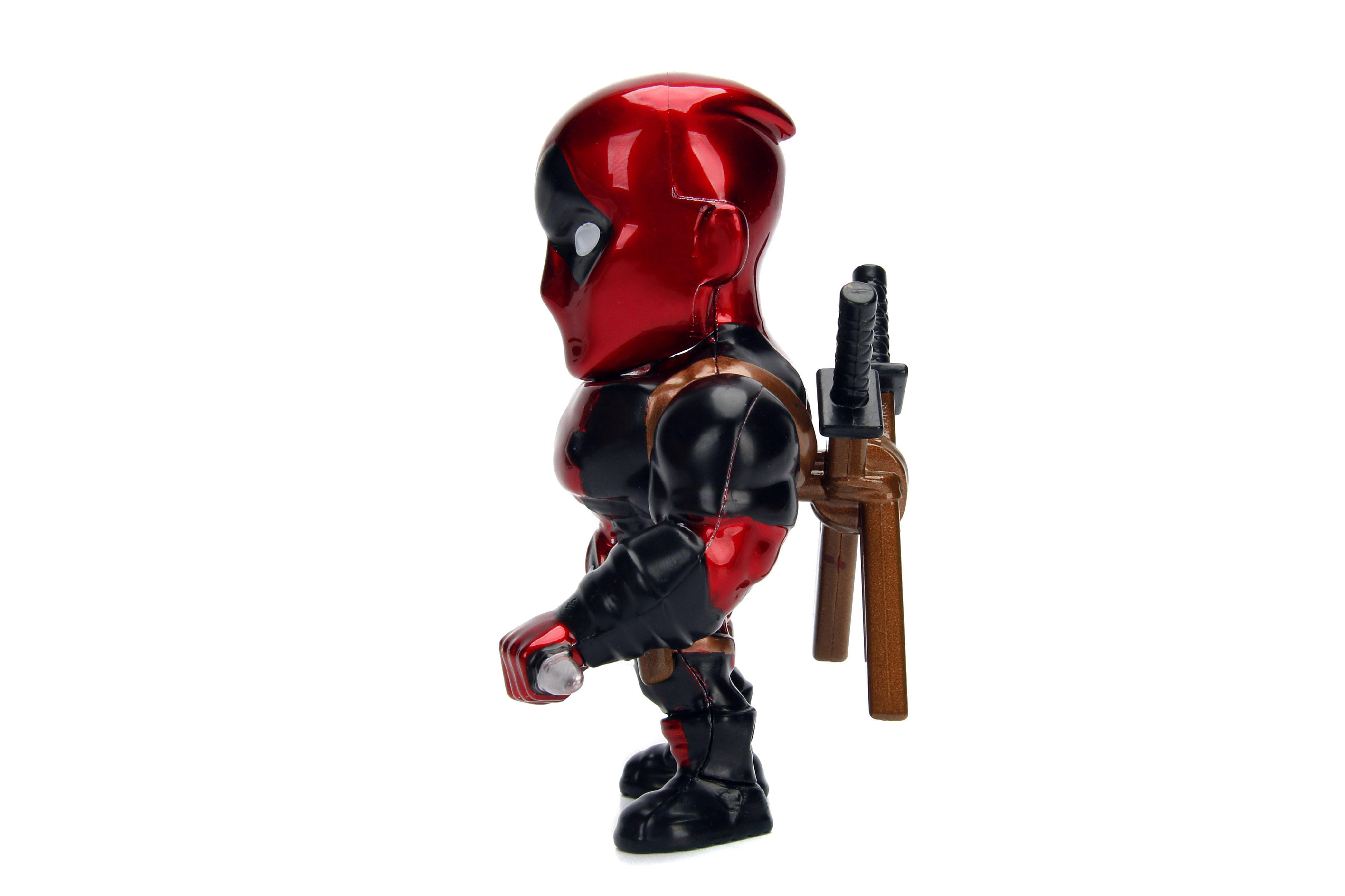 Sammelfigur Marvel Deadpool 10 cm Schwarz/Rot JADA