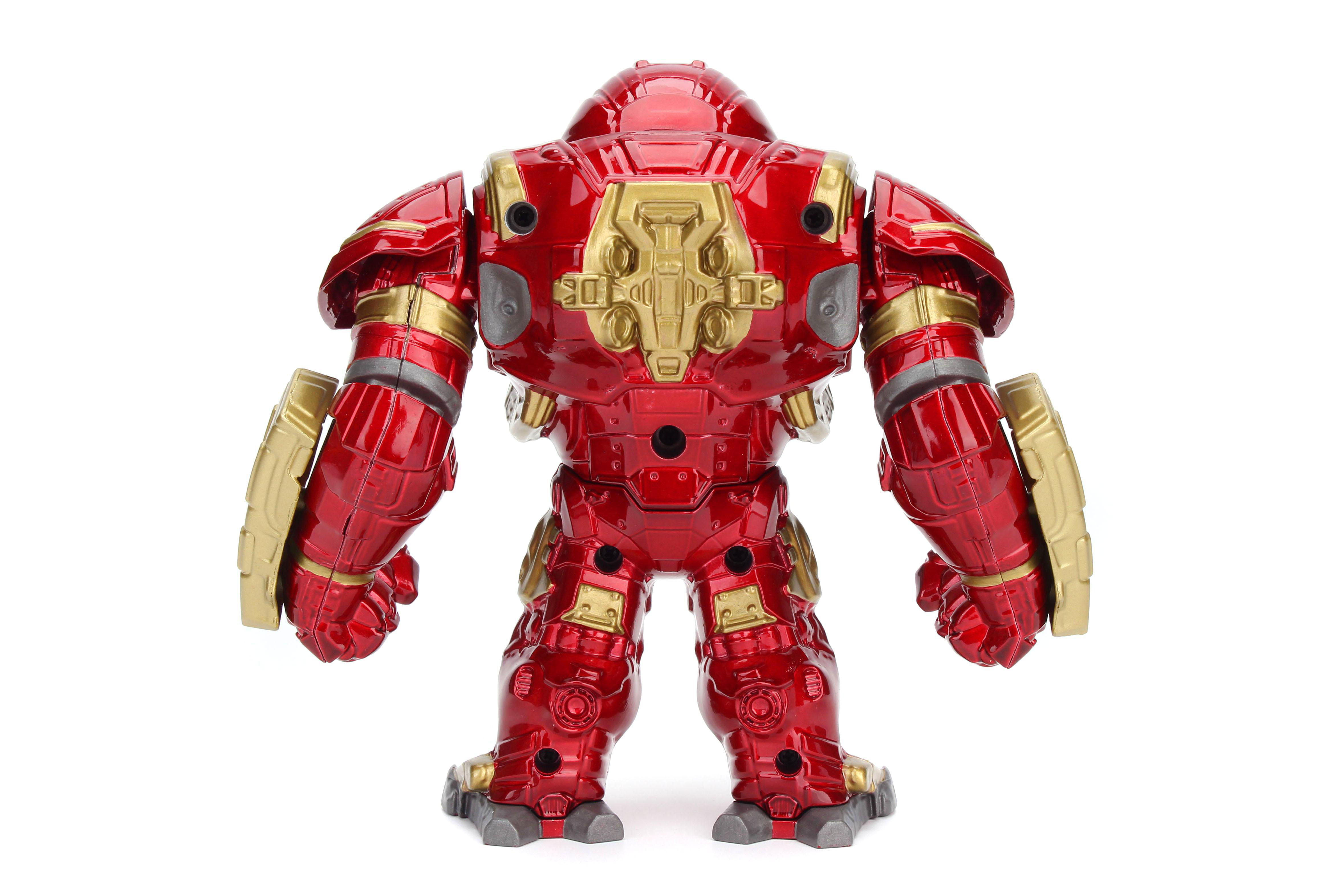 JADA Marvel Hulkbuster & Ironman, 15 cm & 5 cm Sammelfiguren Rot/Gold