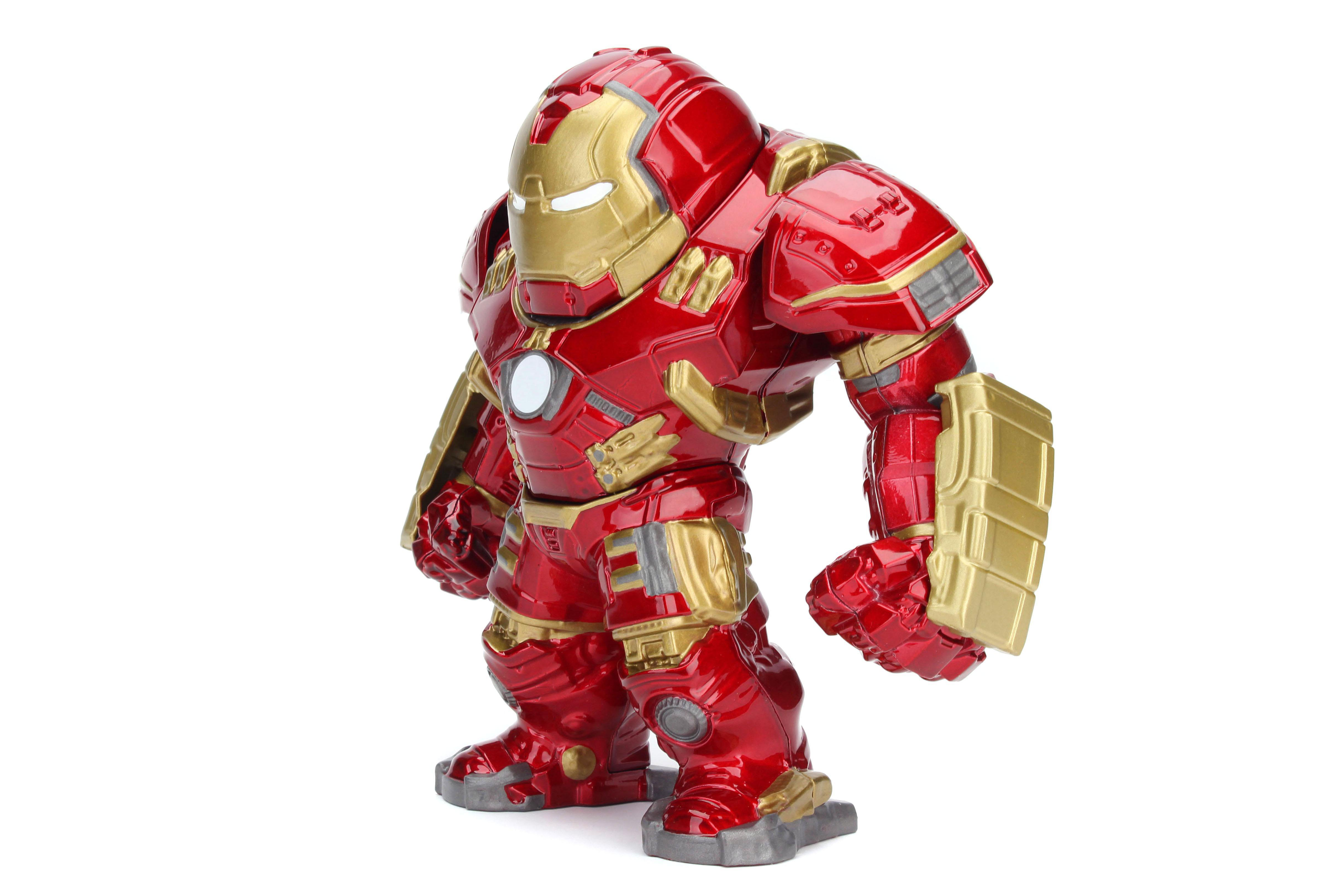JADA Marvel Hulkbuster & Ironman, 15 cm & 5 cm Sammelfiguren Rot/Gold