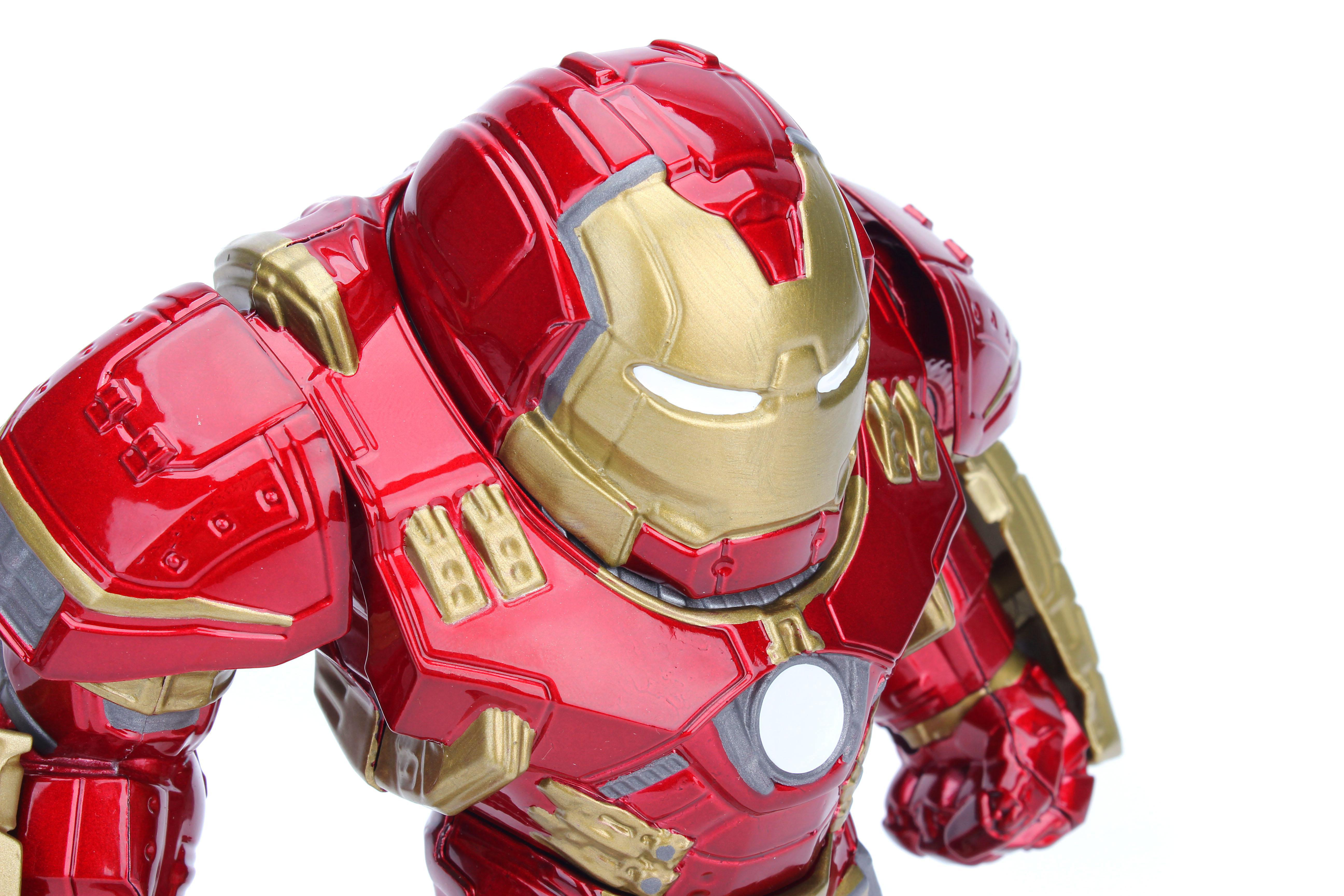 JADA Marvel Hulkbuster & Ironman, 15 cm & 5 cm Sammelfiguren Rot/Gold