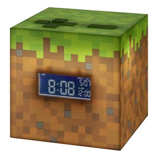 PALADONE Minecraft Alarm Clock - Wecker (Grün/Braun/Grau)