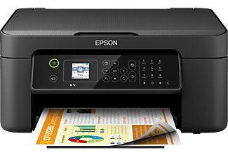Impresora multifunción - Epson WorkForce WF-2820DWF, 18 ppm Color, 5760 x 1440 ppp, WiFi, Doble cara, Negro
