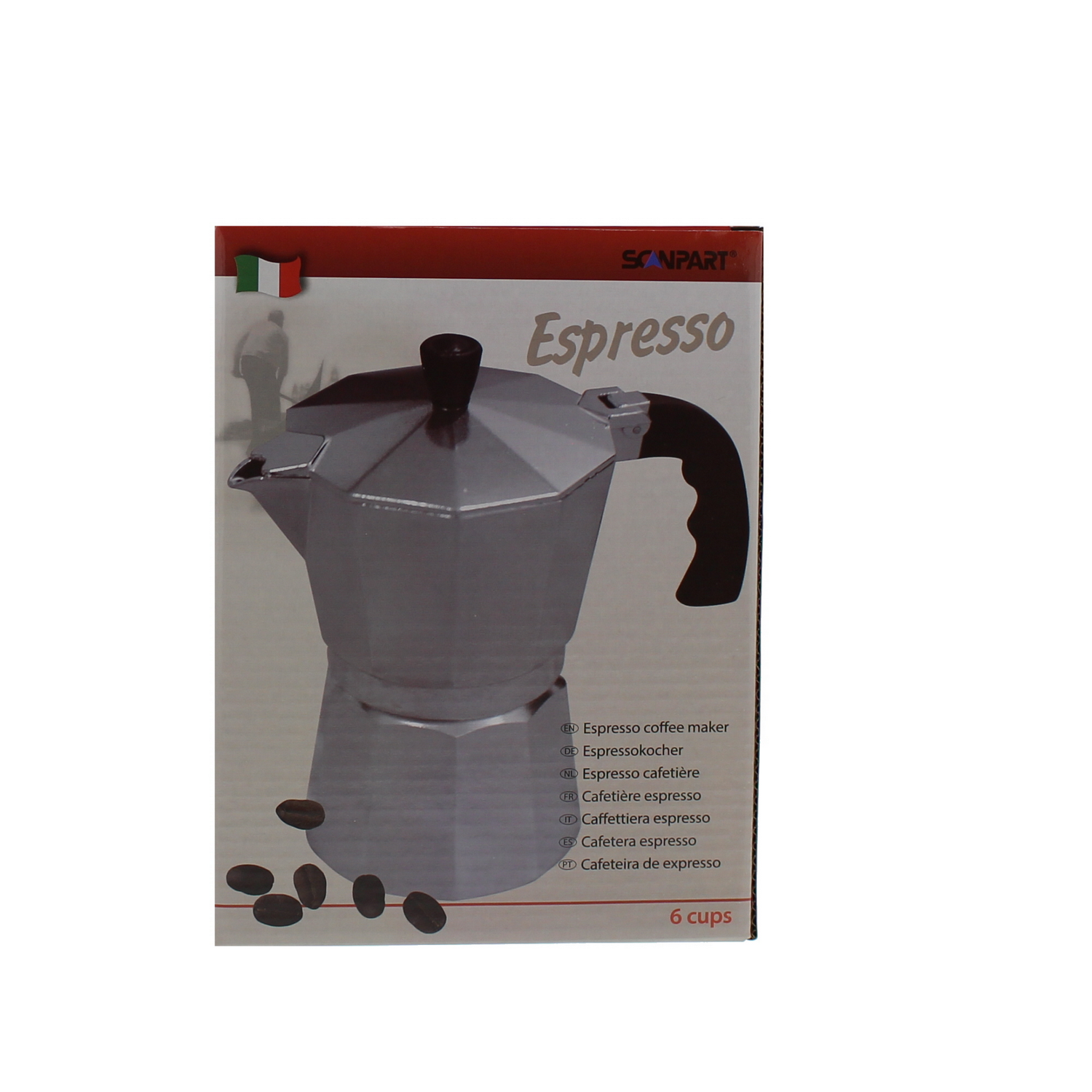 Cafetera tradicional - Menz & Könecke Scanpart 2790000068, Para 6 tazas, 300 ml, Inox