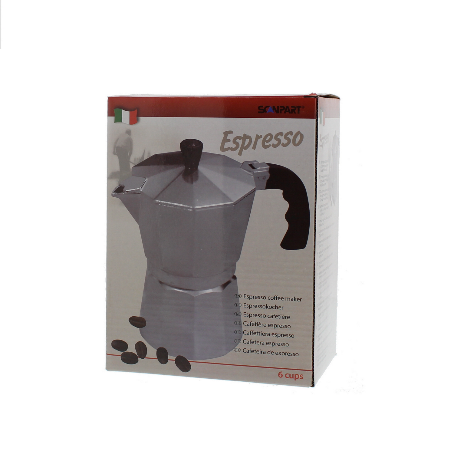 Cafetera tradicional - Menz & Könecke Scanpart 2790000068, Para 6 tazas, 300 ml, Inox