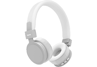 HAMA Freedom Lit, On-ear Kopfhörer Bluetooth Weiß