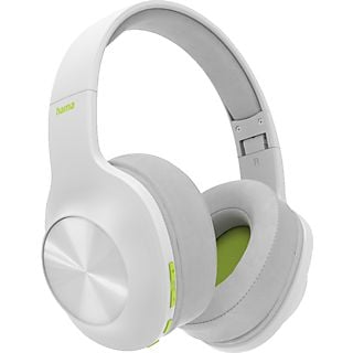 HAMA 184101 Bluetooth®-Kopfhörer "Spirit Calypso", Over-Ear, Bass Boost, faltbar, Weiß
