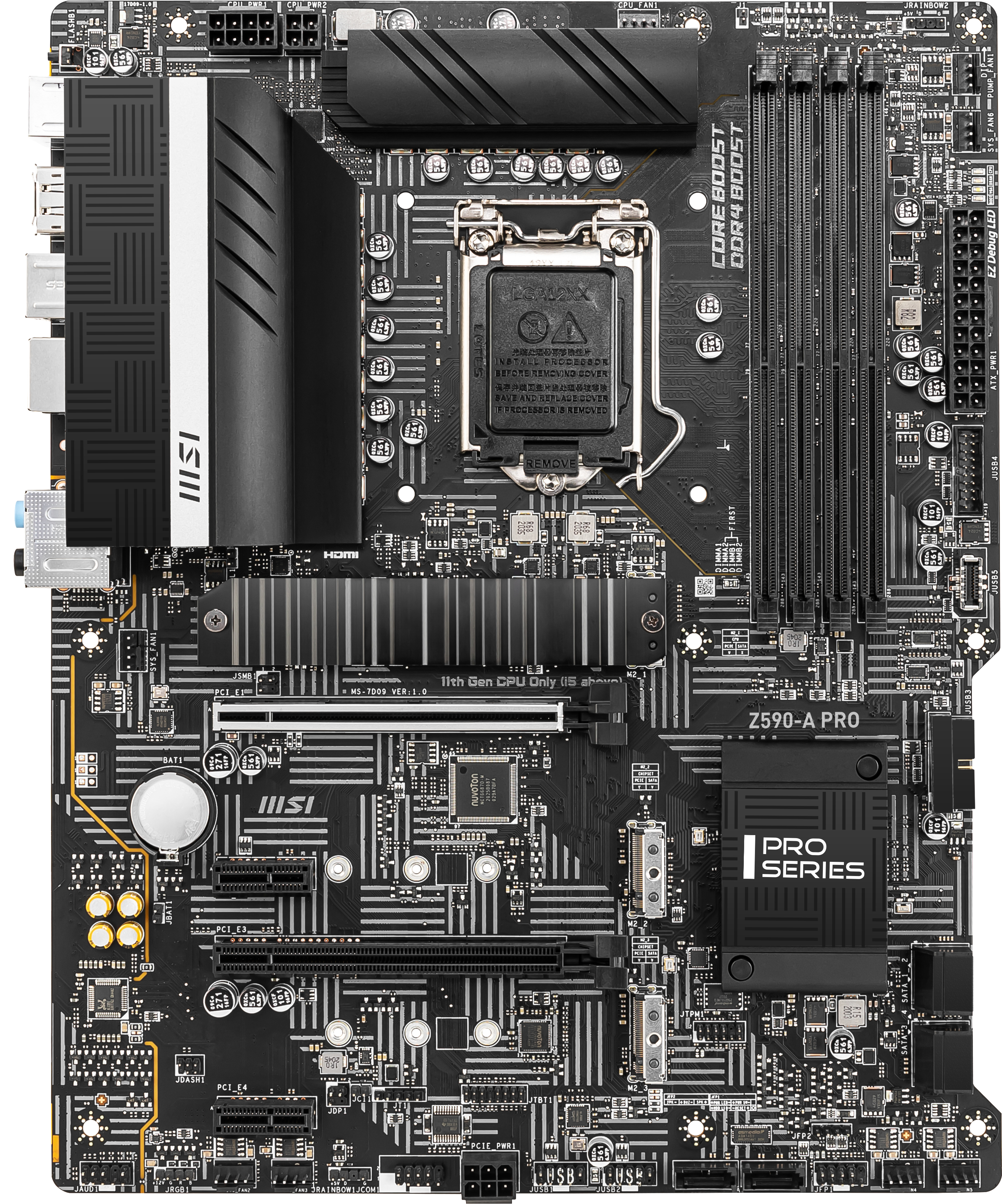 MSI Z590-A Pro (7D09-003R) Mainboard Schwarz