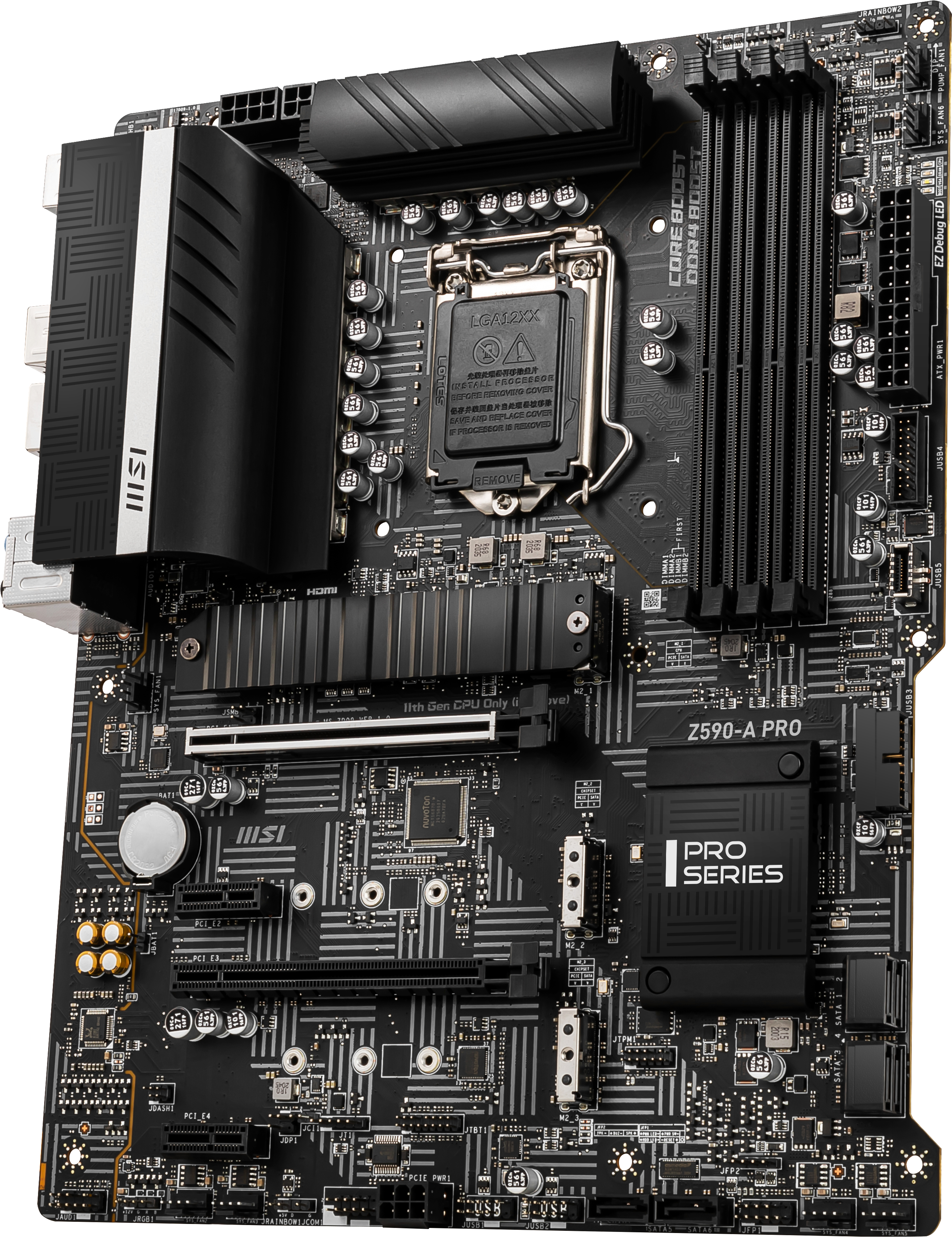 MSI Z590-A Pro (7D09-003R) Mainboard Schwarz