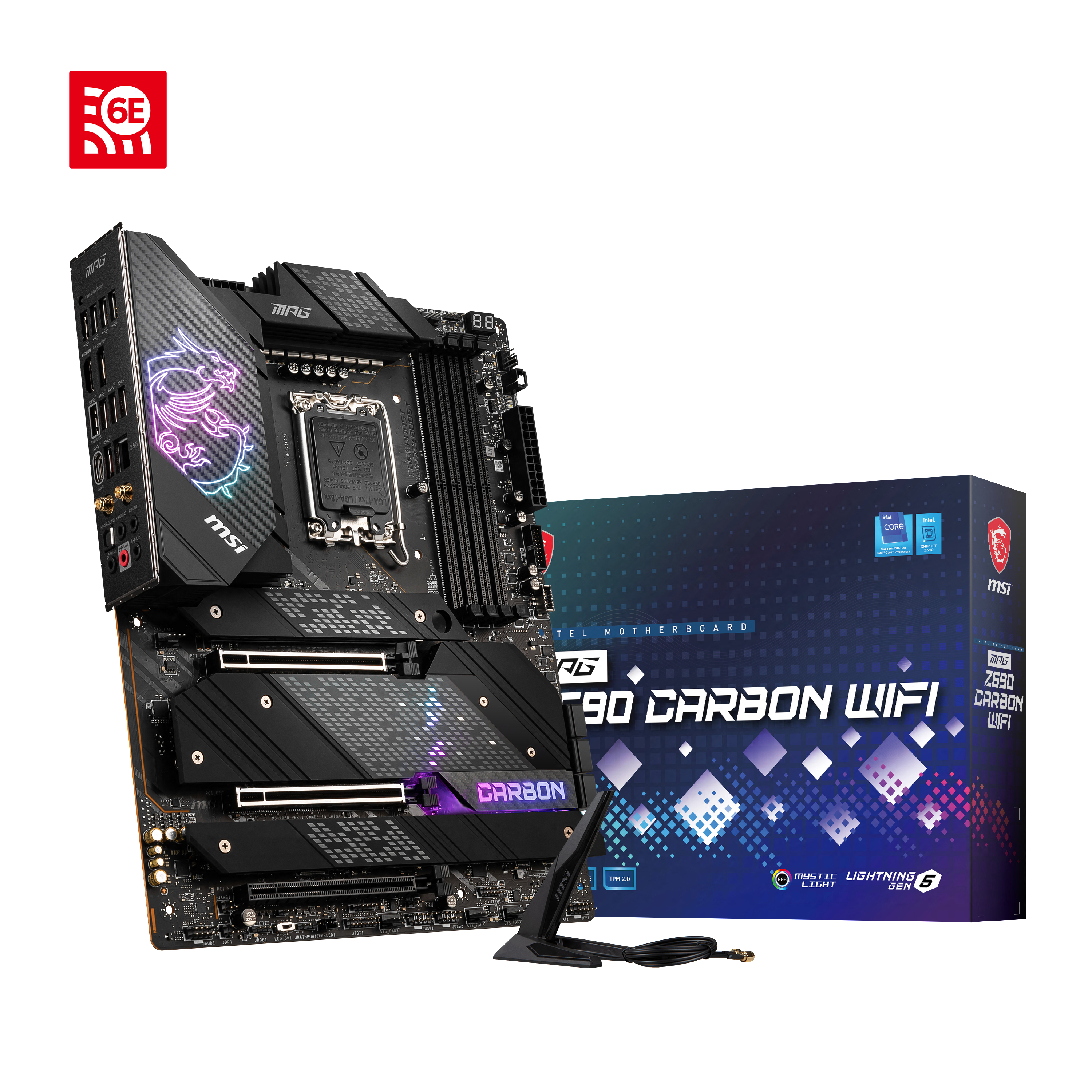 MSI MPG Z690 CARBON WIFI (7D30-005R) Mainboard Schwarz