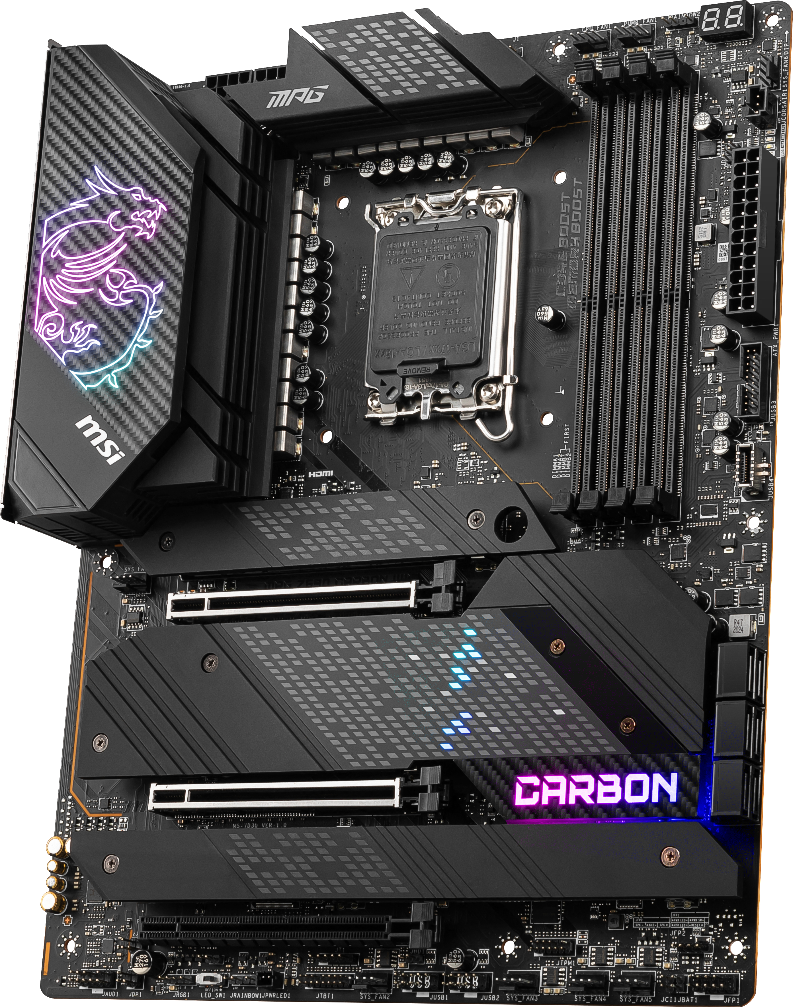 MSI MPG Z690 CARBON WIFI (7D30-005R) Mainboard Schwarz